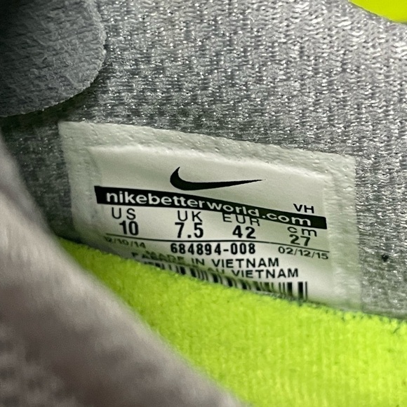 NIKE Grey Yellow-green Studio Trainer 2, 684894-008, 10 - Picture 3 of 8